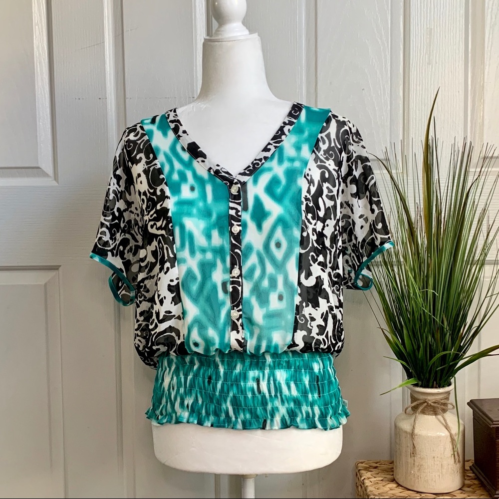🦋 3 for 25 🦋 ALFANI printed blouse